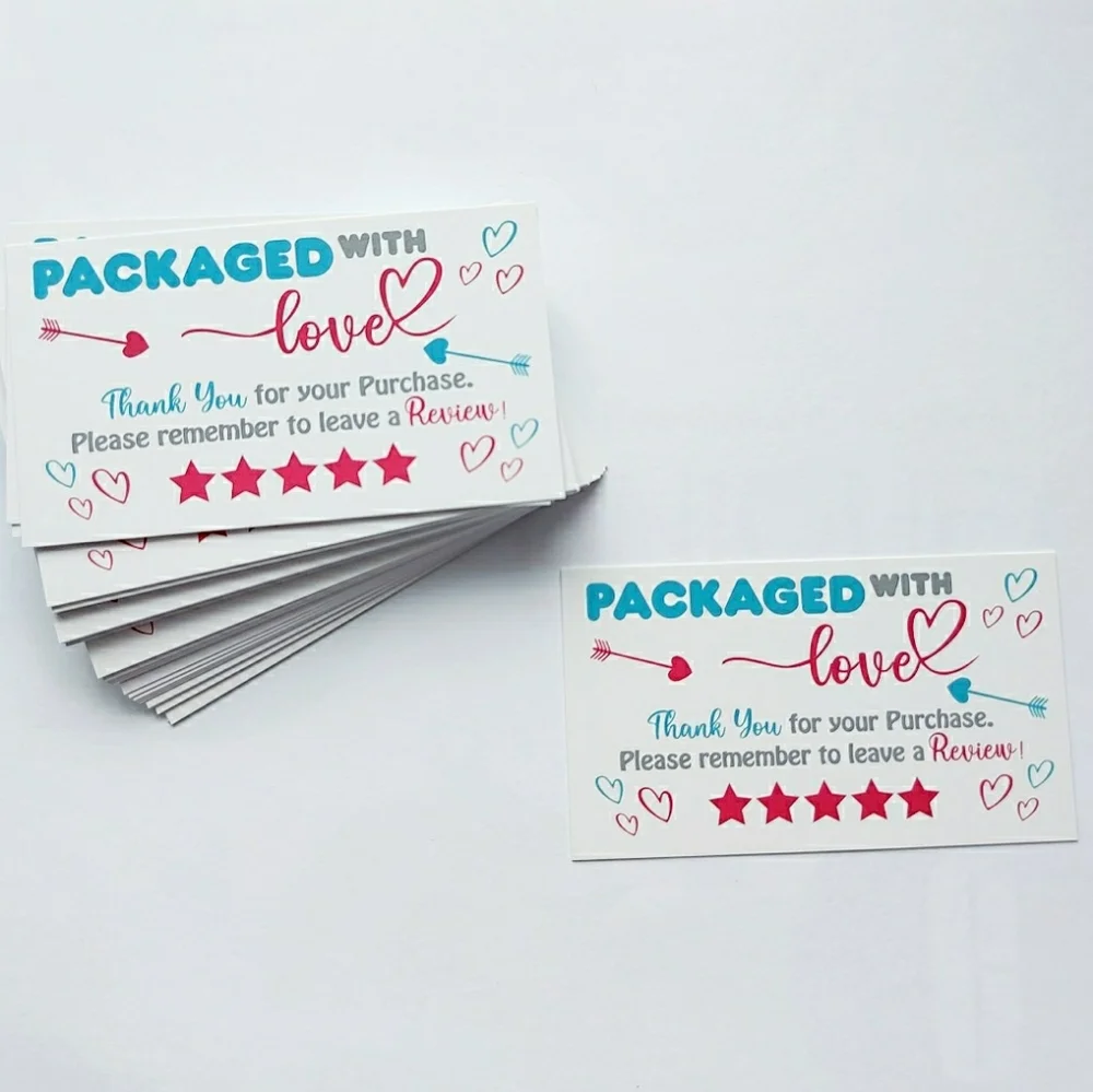 ♥️ 5x25 / 50 Thank You Cards